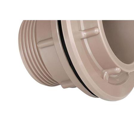 Imagem de Adaptador C/Flange Plastilit F 2 Marrom ./ Kit Com 2 Unidades