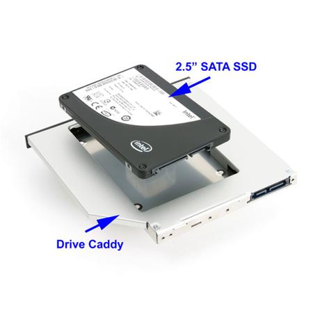 Imagem de Adaptador Caddy Dvd Para Hd / Ssd Para Dell Inspiron 14r-5420  12,7 mm caddy12