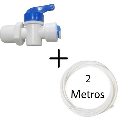 Imagem de Adaptador Conexão Filtro Purificador de Água com Mangueira 2 Metros