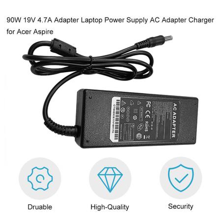 Imagem de Adaptador de fonte de alimentação para laptop 90W 19V 4.7A AC Charger