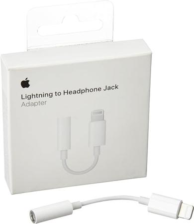 Imagem de Adaptador de Lightning para conector de fones de ouvido de 3,5 mm