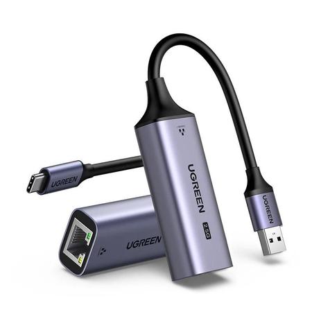 Imagem de Adaptador Ethernet USB 2.5G (2500Mbps) - USB 3.0 para Laptop, PC, Servidor e NAS (Windows/Mac)