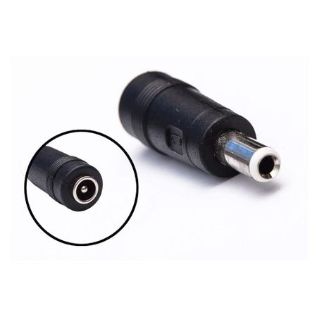 Imagem de Adaptador EVUS DC JACK 5.5X2.1MM Femea P/ 5.5X2.5MM Macho