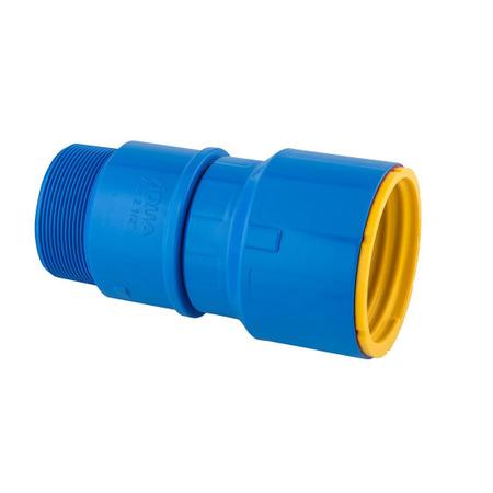 Adaptador fêmea engate rápido roscável 3'' azul viqua Imagem de Adaptador fêmea engate rápido roscável 3'' azul viqua