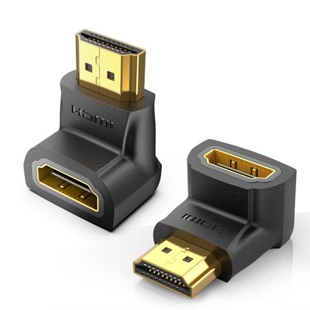 Imagem de Adaptador Hdmi - 270º Graus L Macho X Fêmea 2.0 P/ Tv Painel