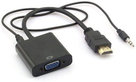 Imagem de Adaptador HDMI Para VGA Com Conversor De Áudio IT-BLUE LE-4121