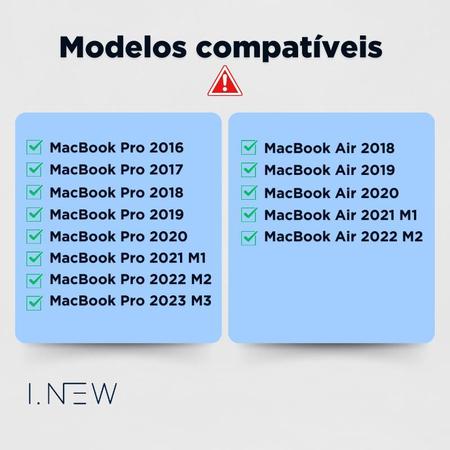 Imagem de  Adaptador Hub Thunderbolt 7 em 1 com HDMI 4k Para Apple Macbook Pro 2016 - 2017 - 2018 - 2019 - 2020 - 2021 e 2022