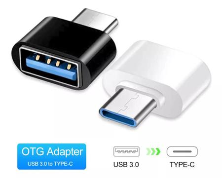 Imagem de Adaptador OTG USB 3.0 Femea para Tipo C 3.1 Macho
