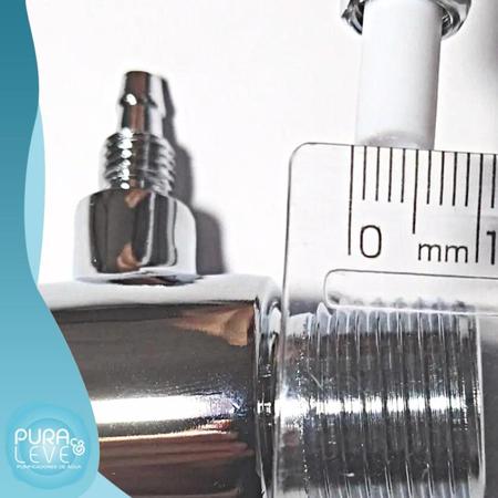 Adaptador Para Filtros De Água E Torneira Metal Cromado - Tratagua Imagem de Adaptador Para Filtros De Água E Torneira Metal Cromado