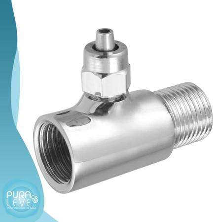 Adaptador Para Filtros De Água E Torneira Metal Cromado - Tratagua Imagem de Adaptador Para Filtros De Água E Torneira Metal Cromado