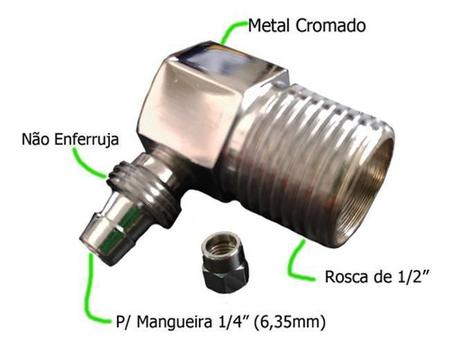 Imagem de Adaptador Purificador De Agua Conexão Compatível Eletrolux
