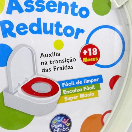 Imagem de Adaptador redutor assento macio privada infantil com alças segurança