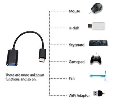 Adaptador Samsung Otg Tipo C A20 A30 A50 A70 A20s A30s A50s Cabo