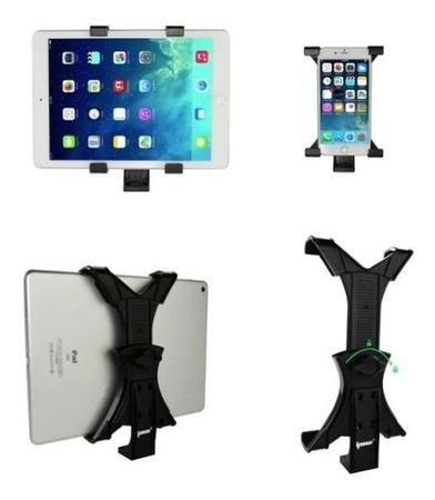 Imagem de Adaptador Suporte Tripé Para iPadd Tablete Celular 1/4 Rosca
