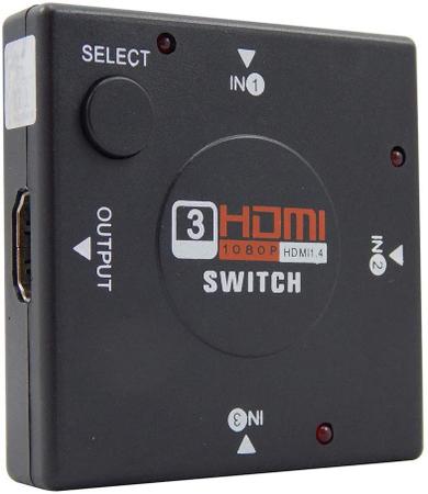 Imagem de Adaptador Switch Hdmi 3x1 Divisor Seletora Hub