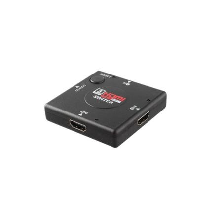 Imagem de Adaptador Switch HDMI Divisor 3 Portas Notebook TV Videogame