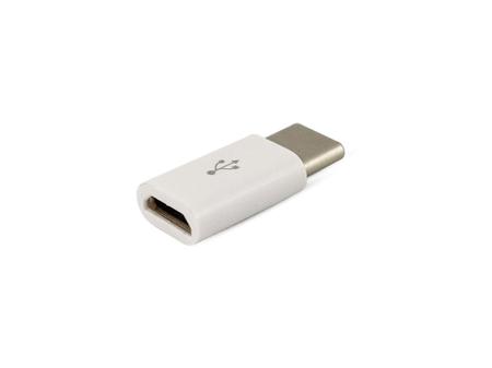 Imagem de Adaptador Tipo C Para Micro USB V8 Fêmea Para Celular Tablet Smartphone Transferência de Dados e Carregamento