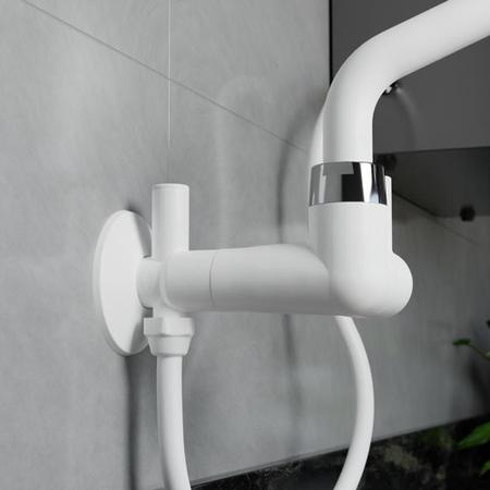 Imagem de Adaptador torneira filtro de agua abs branco 10 peças com registro blukit