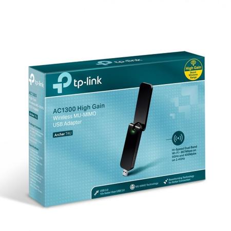 Imagem de Adaptador TP-Link Archer T4U USB Wireless Dual Band AC1300