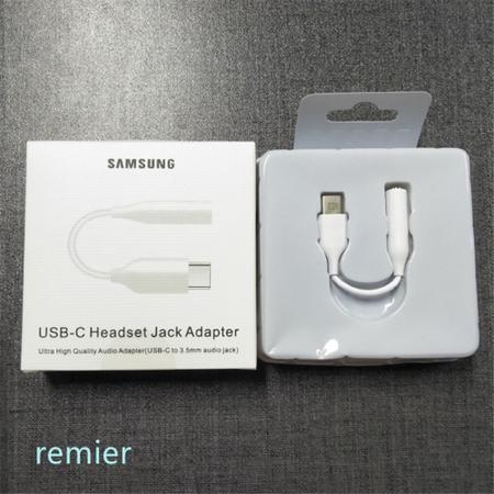 Imagem de Adaptador USB C P2 Fone Original Samsung S22 S22 Ultra -Branco