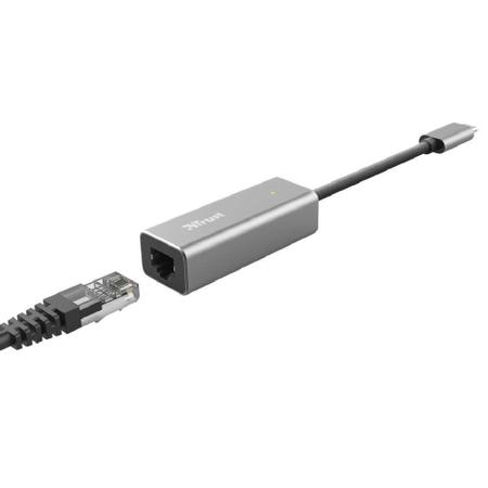 Imagem de Adaptador Usb-C Para Ethernet Dalyx T23771 Trust
