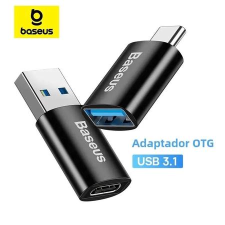 Imagem de Adaptador USB-C para USB - Carregamento Rápido e Transferência de Dados para Laptop e Macbook