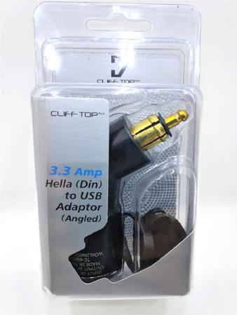 Cliff Top 3.3 Amp Hella DIN Plug to Dual Port USB Charger India