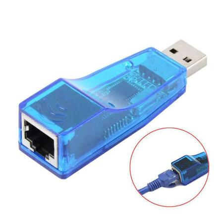 Imagem de Adaptador Usb Para Rj45 Substitui a Placa de Rede Cat5e