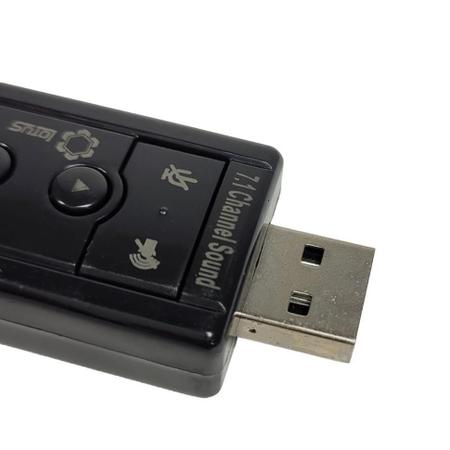 Imagem de Adaptador Usb Se Placa De Som Com P2 Pc Notebook Ad-02