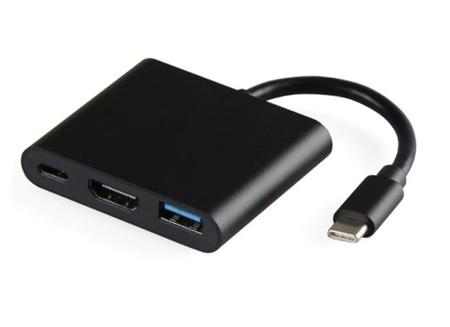 Imagem de Adaptador Usb Tipo C Para Hdmi 4K USB 3.0 PD Compatível com Mac Thunderbolt 3 DEX Android OTG