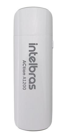 Imagem de Adaptador Usb Wireless Wifi A1200 Intelbras Dual Band Ac1200
