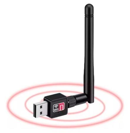 Adaptador Wireless 1800mbps C/Antena Usb 2.0 Wi-Fi Alta Perf.