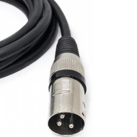 Imagem de Adaptador Xlr Macho X P10 Stereo Cabo Balanceado 10 Cm