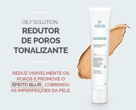 Adcos Oily Solution Redutor De Poros Tonalizante 30g 9451 - Matificante e  Redutor de Poros - Magazine Luiza