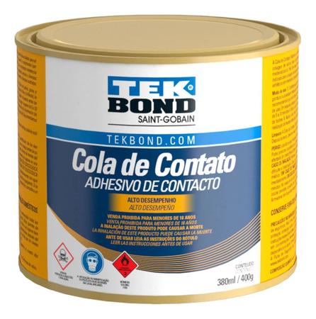 Imagem de Adesivo Cola De Contato Sapateiro Marceneiro Tekbond 400g