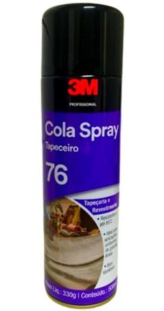 Imagem de Adesivo Cola Spray 76 3M  - 500ml -  Para Tapeçaria, Espuma