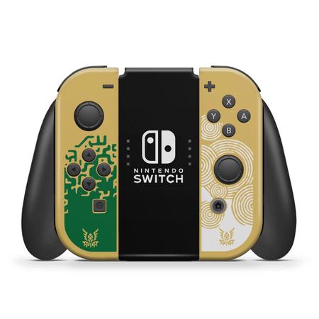 Legend of Zelda White Gold Nintendo Switch OLED Skin