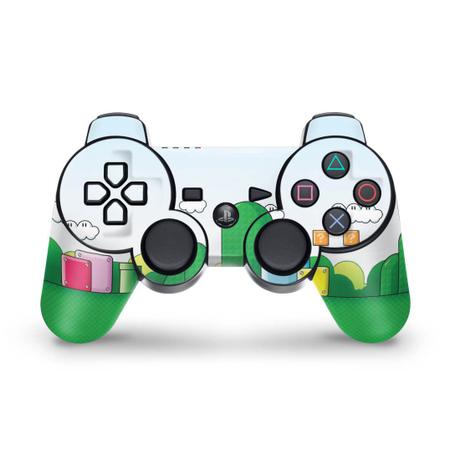 Imagem de Adesivo Compatível PS3 Controle Skin - Super Mario Bros