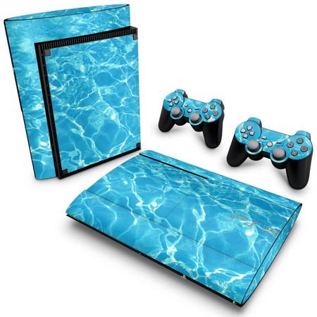 Imagem de Adesivo Compatível PS3 Super Slim Skin - Aquático Água