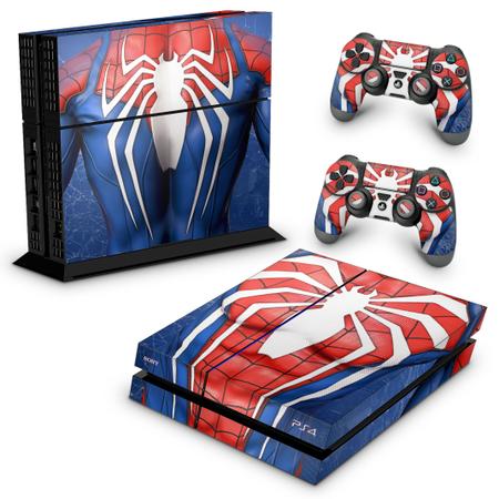 Imagem de Adesivo Compatível PS4 Fat Skin - Spider-Man Homem Aranha 2