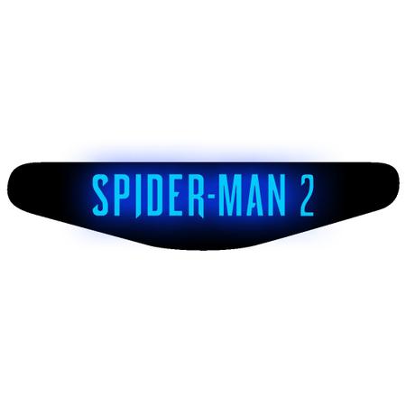 Imagem de Adesivo Compatível PS4 Light Bar Controle Skin - Spider-Man Homem Aranha 2
