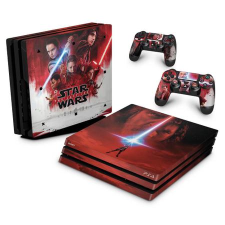 Imagem de Adesivo Compatível PS4 Pro Skin - Star Wars The Last Jedi