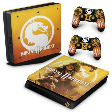 Imagem de Adesivo Compatível PS4 Slim Skin - Mortal Kombat 11