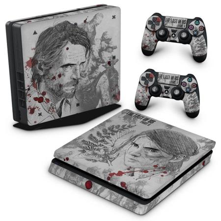 Skin Adesivo Playstation 4 PS4 Slim The Last of Us parte 2