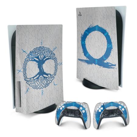 Adesivo Compatível PS5 Controle Playstation 5 Skin - God of War