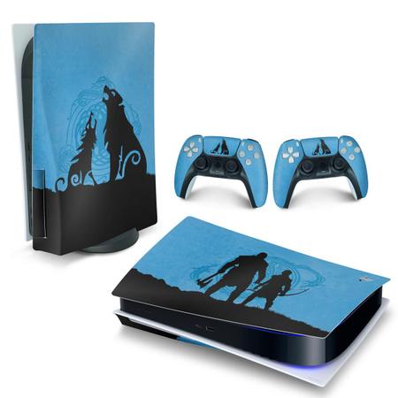 Adesivo Compatível PS5 Controle Playstation 5 Skin - God Of War