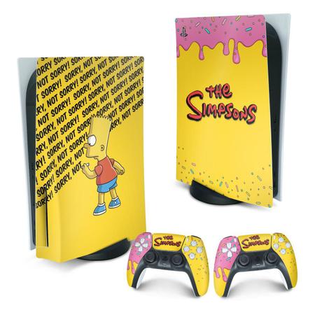 Imagem de Adesivo Compatível PS5 Playstation 5 Skin - The Simpsons