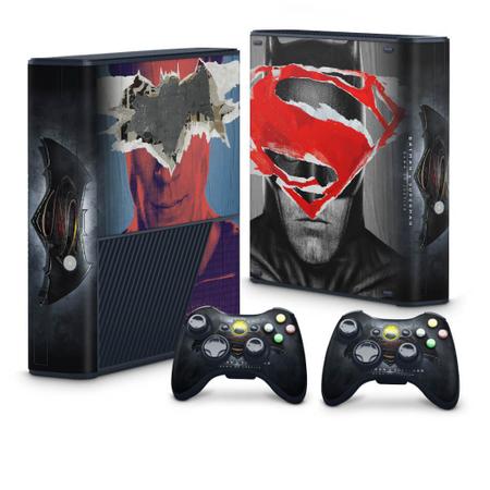 Imagem de Adesivo Compatível Xbox 360 Super Slim Skin - Batman Vs Superman