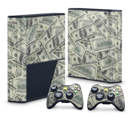 Xbox 360 Super Slim Skin - Fibra de Carbono Cinza Grafite - Pop