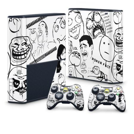 Xbox 360 Super Slim Skin - Branco - Pop Arte Skins